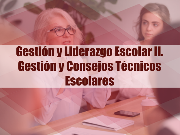 Gestión y Liderazgo Escolar II. Gestión y Consejos Técnicos Escolares